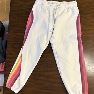 Marine Layer Women’s Joggers with Multicolor Stripes
